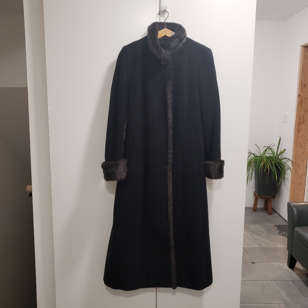 Wool and Cashmere Long Winter Coat